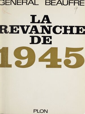 cover image of La revanche de 1945